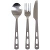 Outdoorový příbor Lifeventure Knife Fork Spoon Set Titanium