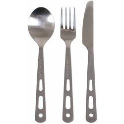 Lifeventure Knife Fork Spoon Set Titanium