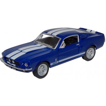 Kinsmart Ford Mustang Shelby GT-500 1967 modrý 1:38