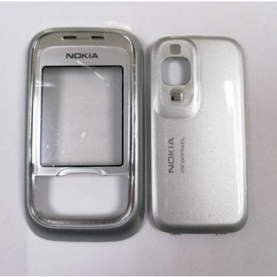 Kryt Nokia 6111 přední + zadní stříbrný – Zbozi.Blesk.cz