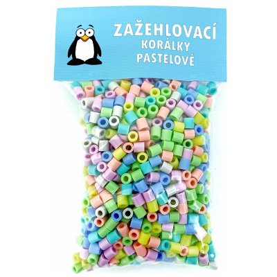 Megahračky.cz Zažehlovací korálky 1000ks - pastelové – Zboží Mobilmania