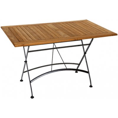Sunfun Moni Zahradní stůl sklopný, 125 x 75 cm, dřevo z akácie, ocel 1302518 – Zboží Mobilmania