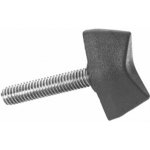 Šroub křídlový černý - typ A M6x20mm – Sleviste.cz