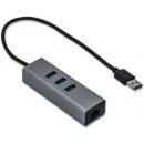 i-Tec USB 3.0 Metal HUB 3 Port + Gigabit Ethernet U3METALG3HUB