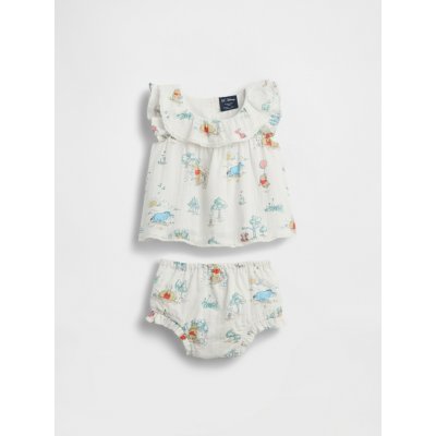 Baby mušelínový outfit set Gap & Medvídek Pú Bílá – Sleviste.cz