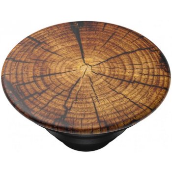 PopSockets PopTop Gen.2, Knotty by Nature, hnědé letokruhy, výměnný vršek