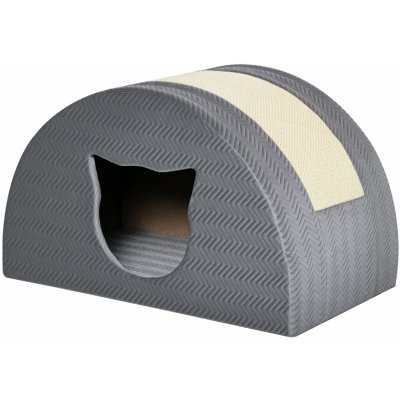 PawHut Domeček pro kočky šedý 48,5 x 30 x 30 cm – Hledejceny.cz