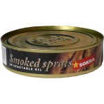 Sokra Šproty uzené v rostlinném oleji 160 g – Zboží Dáma