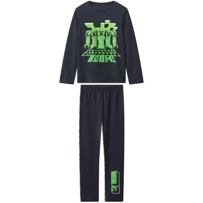 Minecraft pyžamo navy modrá – Zboží Dáma