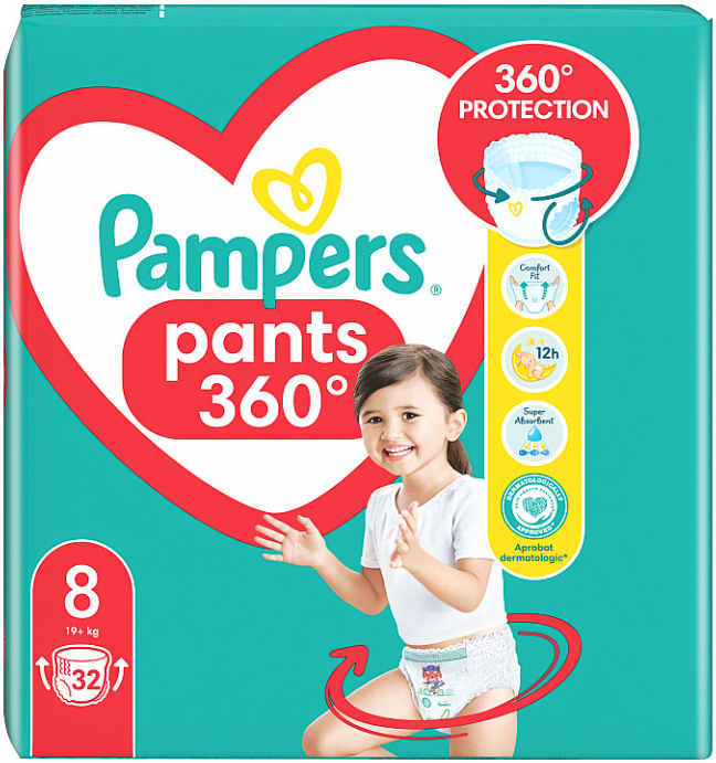 Pampers Pants 8 32 ks