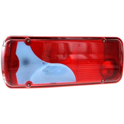 Zadní světlo pro MAN s osvětlením SPZ (konektor z boku, modré), levá strana – Hledejceny.cz