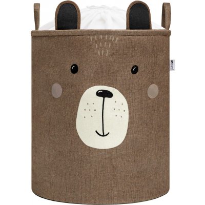 SIPO Koš XL Premium Medvídek uzavíratelný hnědý 63 L – Zboží Dáma