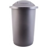 Plafor Koš odpadkový ke třídění odpadu 50l stříbrný – Zboží Dáma