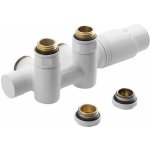 Bruckner WICHER COMBI připojovací sada termostatická pro středové připojení 50mm, bílá 600.331.4 – Zboží Mobilmania