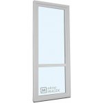 Kömmerling balkonové dveře 70 AD OS s příčkou pravé bílá 80 x 230 cm jednostranná klika + madýlko + PVC rám – Hledejceny.cz