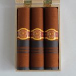 Etex pánské luxusní kapesníky sada 3 kusů ve tvaru doutníků M58 hnědá s šedou – Zboží Mobilmania