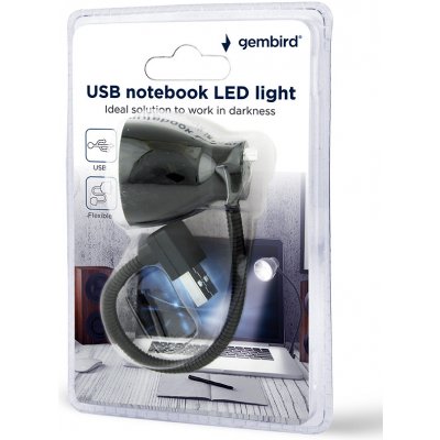 Gembird USB lampička k notebooku flexibilní černá – Zbozi.Blesk.cz