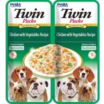 Inaba Twin Packs Dog kuře a zelenina 80 g – Zbozi.Blesk.cz