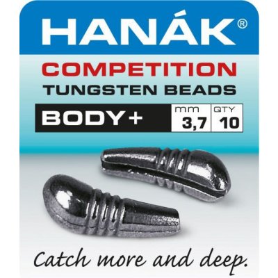 Hanák Competition Tungstenová Tělíčka Body Black Nickel 3,7 mm – Hledejceny.cz