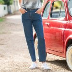 Blancheporte Strečové mom džíny modré – Zboží Dáma