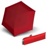 Doppler Mini Slim Carbonsteel červený plochý skládací deštník – Sleviste.cz