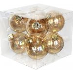 J&M Home International LTD. Koule sklo 8cm/8ks čirá krém – Hledejceny.cz