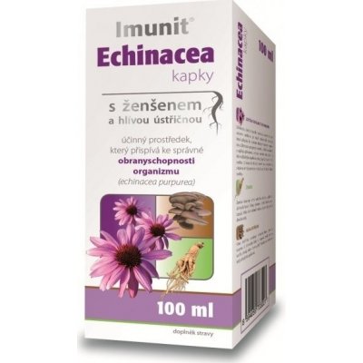 Imunit Echinaceové kapky ženšen Hlíva 100 ml