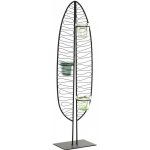 Svícen "LIST" na 3 svíčky 21x11x66cm – Zboží Dáma