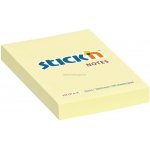 Samolepicí bloček Stick'n by HOPAX, 76 x 51 mm, 100 lístků, žlutý – Hledejceny.cz