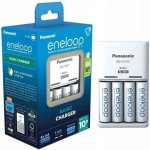 Panasonic Eneloop Basic Charger + 4x Panasonic Eneloop 1900mAh K-KJ51MCC40E – Zboží Mobilmania