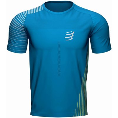 Compres sport Performance SS T-Shirt hawaiian/primrose – Zboží Mobilmania