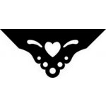 Děrovač oranžový rohový Srdce – Zboží Dáma