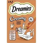 Dreamies Pochoutka pro kočky Creamy s kuřecím, 4x 10 g – Hledejceny.cz