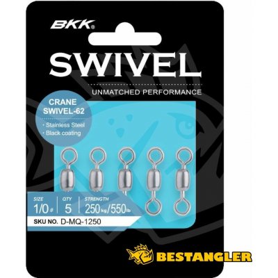 BKK Obratlík Crane Swivel-62 BKK 8 10ks – Zboží Mobilmania