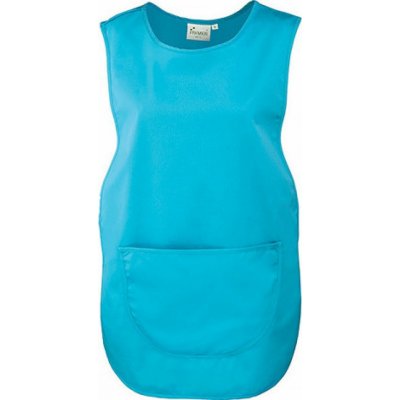 Premier Workwear Dámský tabard s velkou nakládanou kapsou modrá tyrkysová Pantone 312 S PW171 – Hledejceny.cz