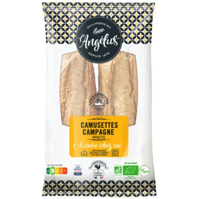 L'Angélus Pšeničné bagety bio 2 x 200 g – Hledejceny.cz