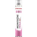 PRO-DOMA Pěna montážní nízkoexpanzní Profi pistolová 750 ml – Zboží Mobilmania