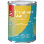 Tikkurila Everal AQUA MATT [10] 0,9L Bílý ZÁKLAD