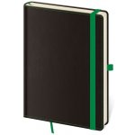 Helma 365 Linkovaný zápisník Black Green L A5 – Zboží Živě