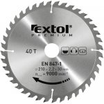 EXTOL PREMIUM Kotouč pilový s SK plátky 3,5 mm, 350x2,5x30mm, 40T – Hledejceny.cz