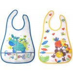 Interbaby Bryndák omyvatelný 2 ks Velkro 42x44 cm - Jungle – Zboží Mobilmania