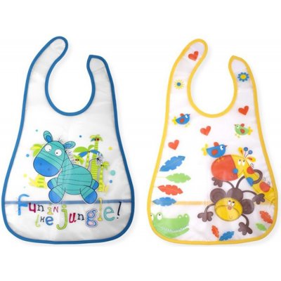 Interbaby Bryndák omyvatelný 2 ks Velkro 42x44 cm - Jungle – Zboží Mobilmania