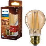 Philips E27 LED žárovka A60 3,1W 1 800K zlatá 872016919143300 – Zboží Živě