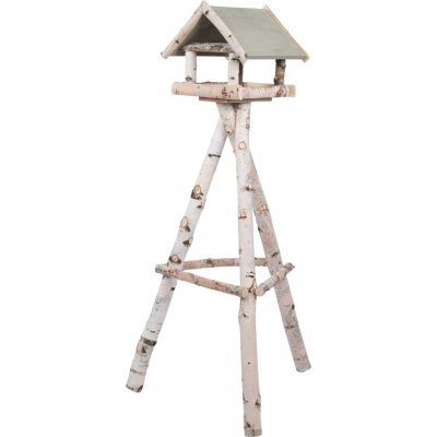 Patkar Ptačí krmítko se stříškou 60 × 60 × 139 cm bříza borovice – Hledejceny.cz