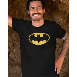 Bezvatriko tričko Batman černá
