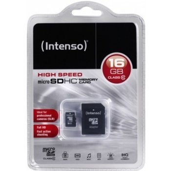 Intenso microSDHC 16 GB class 10 3413470