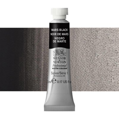 Winsor & Newton Professional Akvarelová barva 5ml Mars Black – Hledejceny.cz