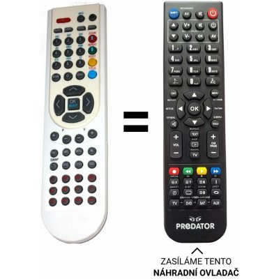 Dálkový ovladač Predátor Finlux RC1900 – Zboží Živě