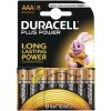 Baterie primární Duracell Plus Power AAA 8ks MN2400B8