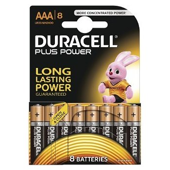 Duracell Plus Power AAA 8ks MN2400B8